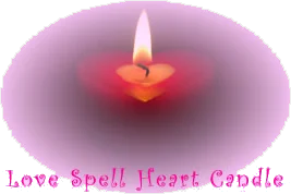 heart candle