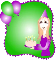 jenny with birthday cake