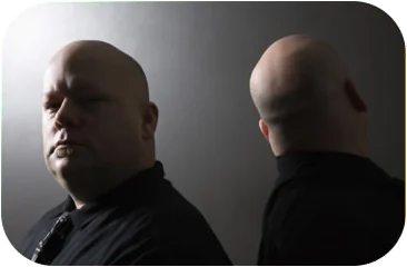 lenny & kenny showing off their talent as mediums